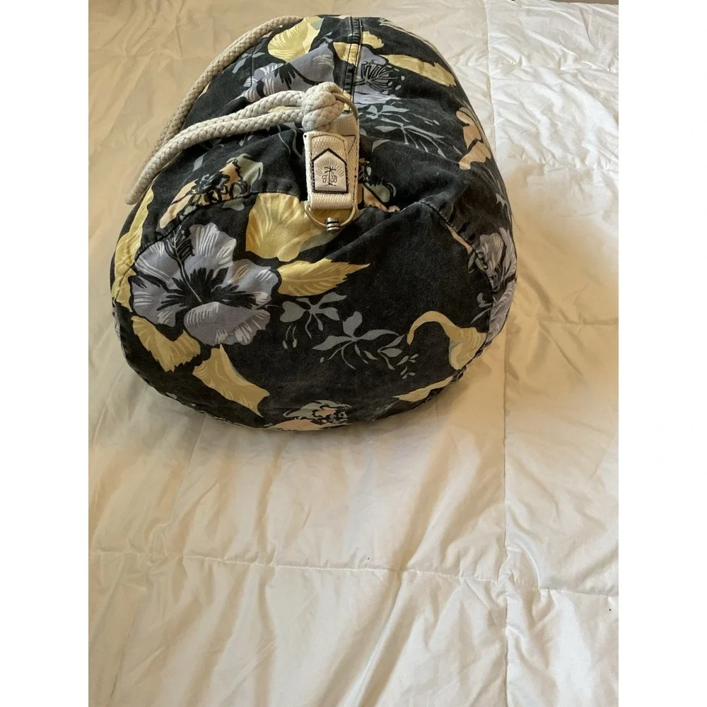 Tommy Bahama Cinch Top Beach Duffle Bag Drawstring Vintage Lightweight Tote